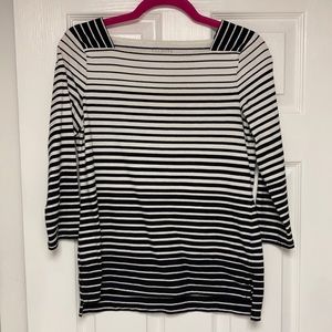 Talbots striped tee